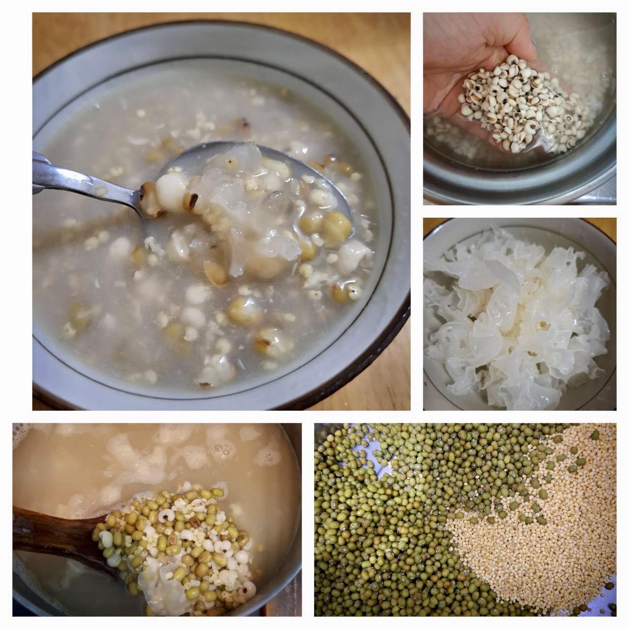 祥笛點心素-22 綠豆薏仁白木耳湯